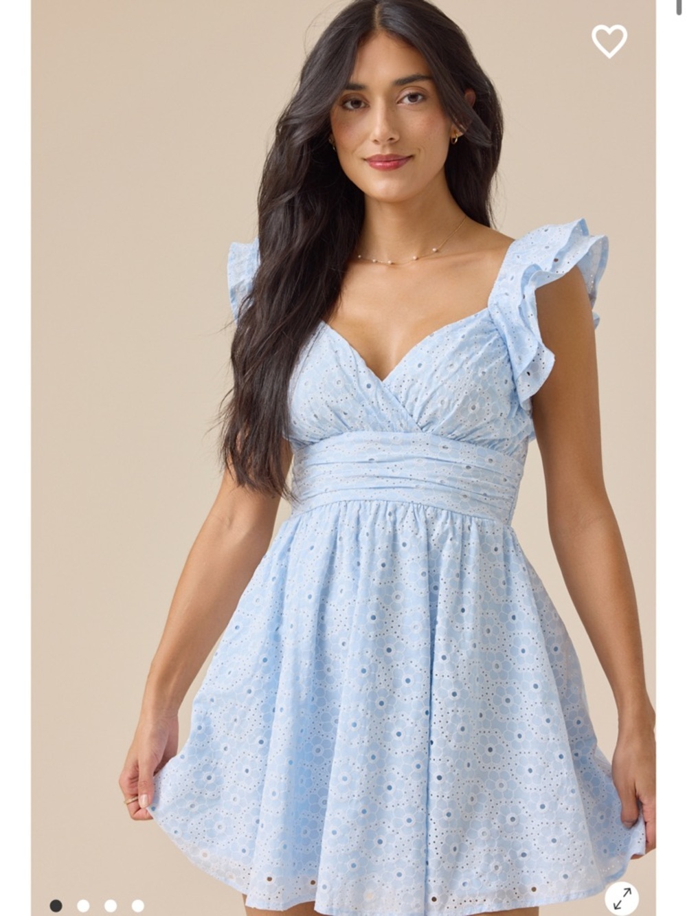 Sunny Eyelet Mini Dress New with tags Altar’d State
